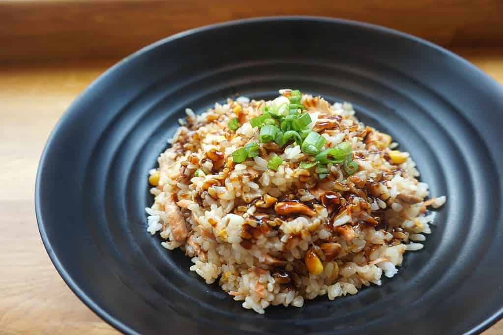 dinner hacks, chinese stir rice 